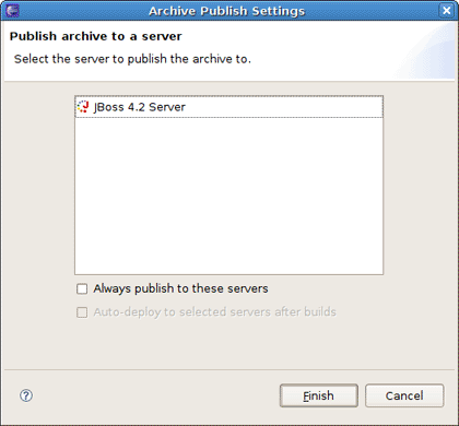Context Menu on the Item
