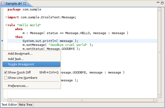 Adding Breakpoints