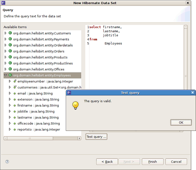 Testing Query