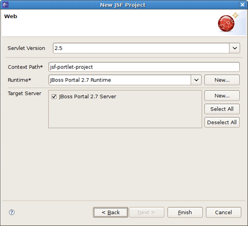 Creating New JSF Project