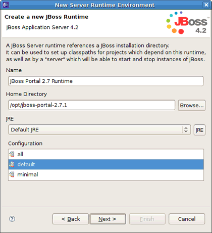 New Server Runtime Environment