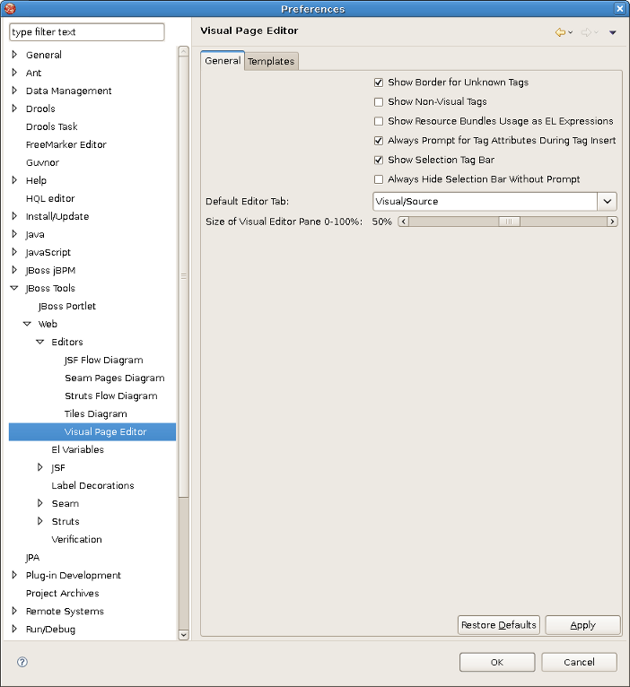Visual Page Editor