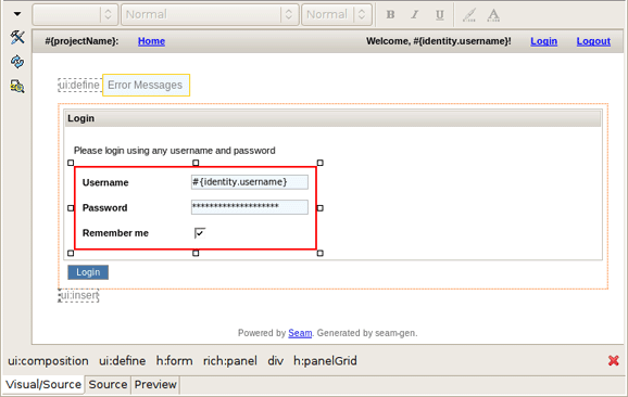 Non-visual Tag in the VPE