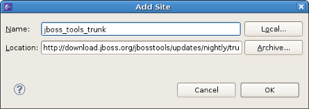 Add Update Site