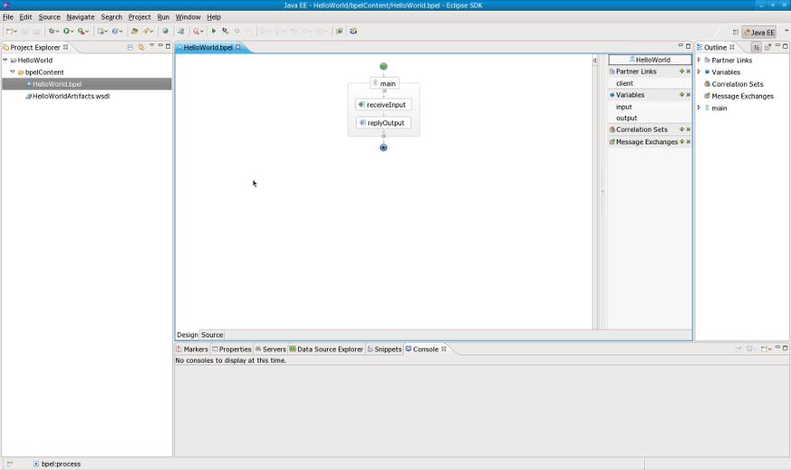 A simple BPEL Process File