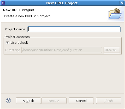 New BPEL Project Wizard