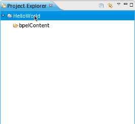 The BPEL Project structure