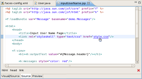 OpenOn With CSS File