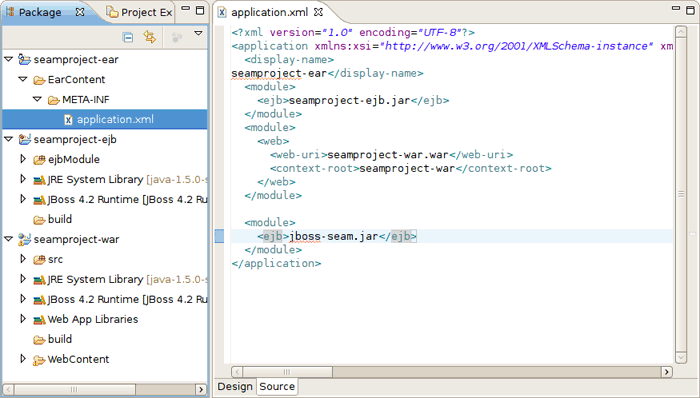 Java EE Module Dependencies