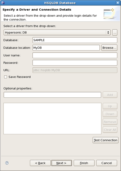 Connection Details