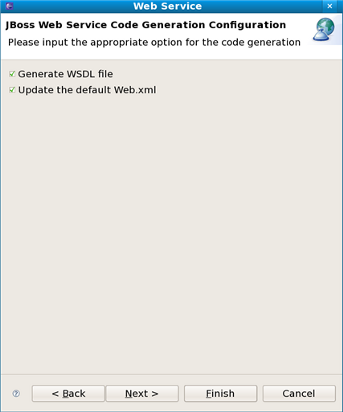 Set Web Service values for Code Generation