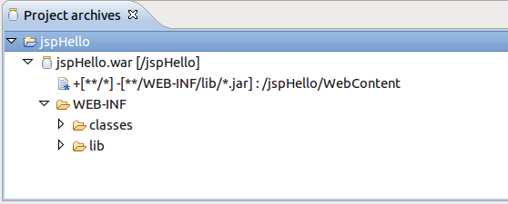 Archive in Project Archives View