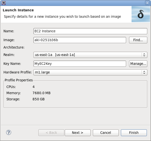 Deltacloud perspective: Launching an instance