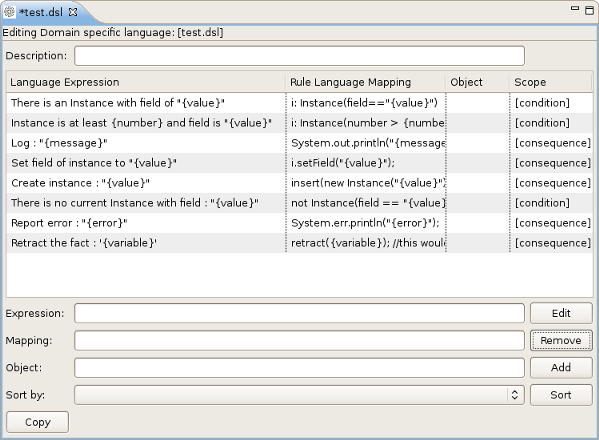 DSL Editor