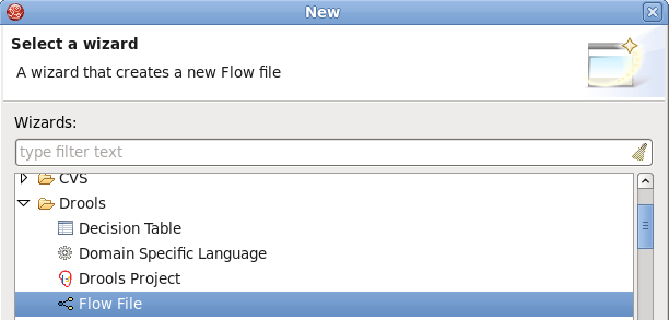 RuleFlow file creation