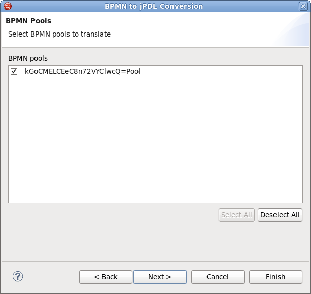 Choosing BPMN Pools