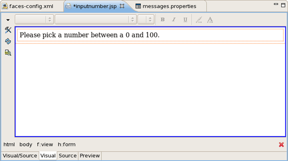 Created OutputText Component