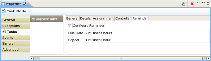 The Task Reminder Page