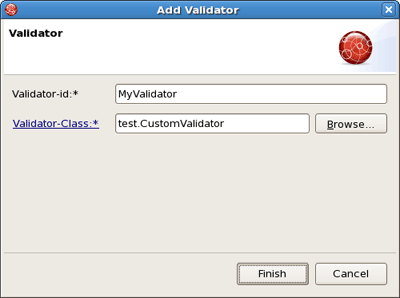 Adding Validator