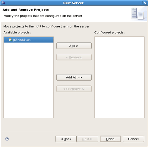 Project Modification for Configuring on the Server