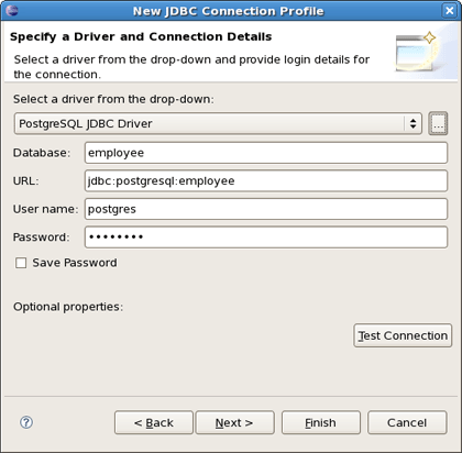 Test JDBC Connection