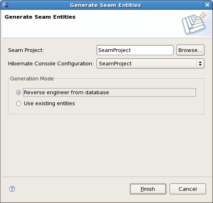 Generate Seam Entities Wizard
