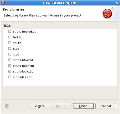Selecting Tag Libraries