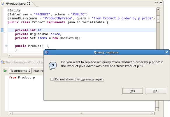 Updating Java Code