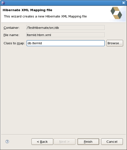 Creating Mapping File for Selected Class