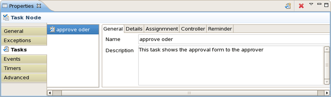 The Task General Page