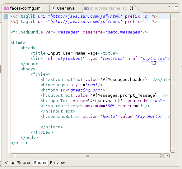 OpenOn With CSS File