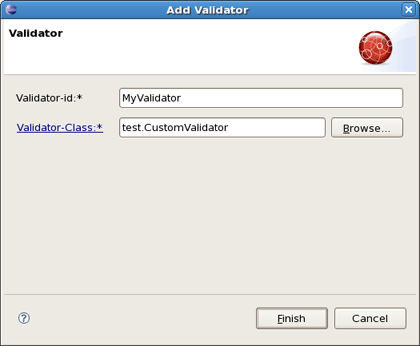 Adding Validator