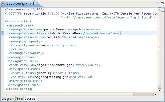 Faces-config.xml File