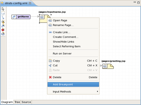 Adding Breakpoint