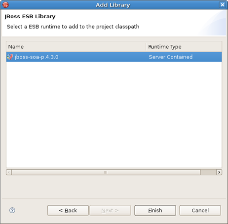 Select a ESB runtime