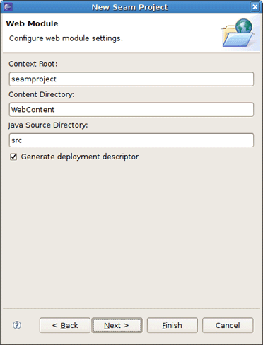 Web Module Settings