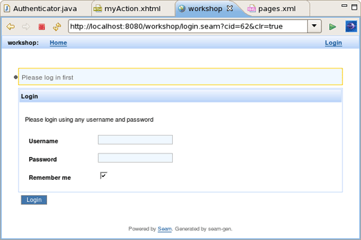 Login Page