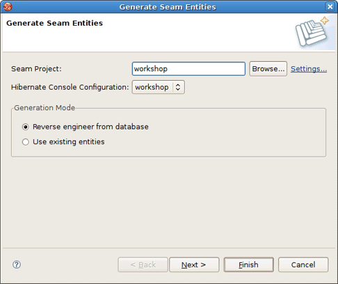 Generate Seam Entities
