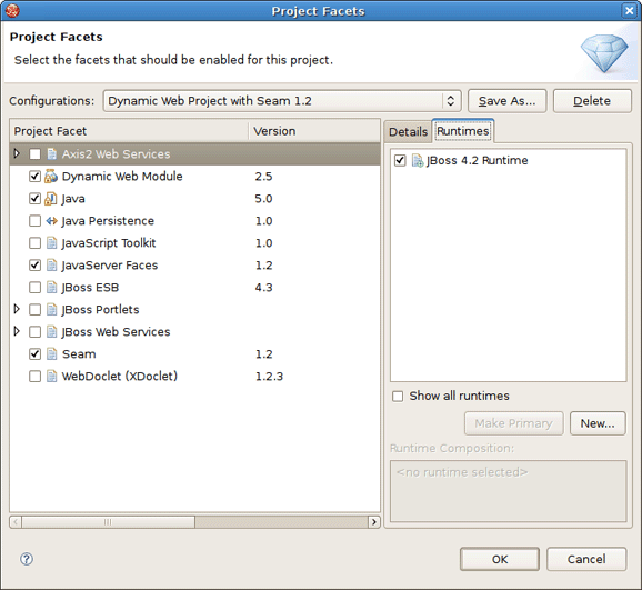 Runtimes Selecting