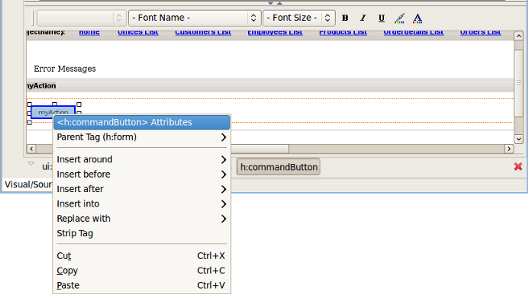 Seam Action Editing