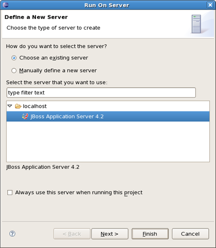 Define a New Server