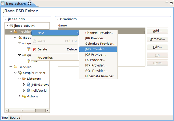 Adding New Provider