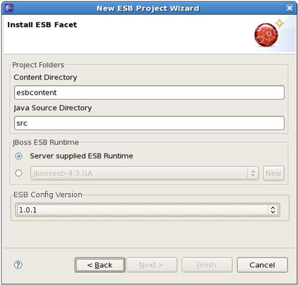Install ESB facet step
