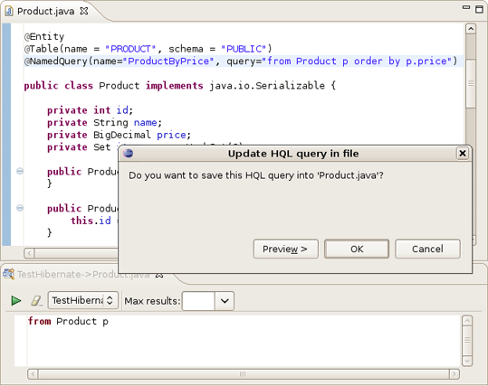 Updating Java Code
