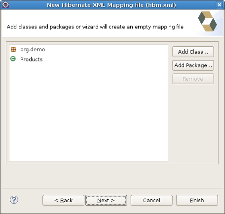 Hibernate XML Mapping File Wizard