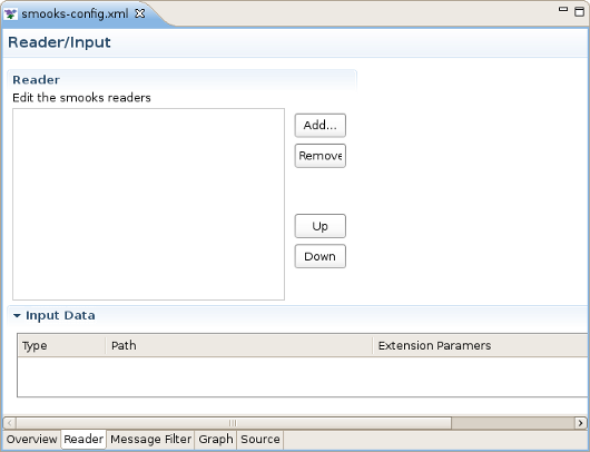 Input Data section