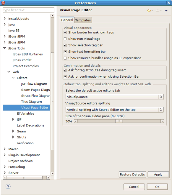 Visual Page Editor