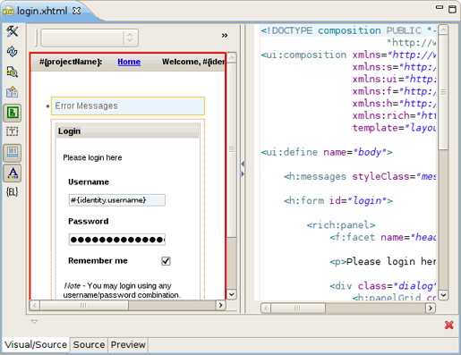Visual Page Editor After Layout Changing