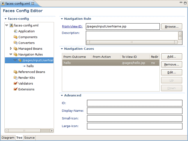 Configuring Navigation Rules