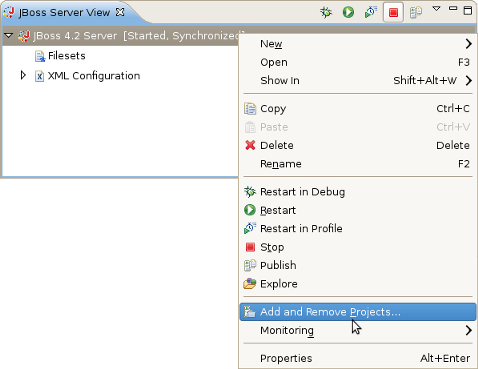 Add and Remove Projects